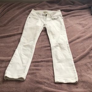 White High Waisted Jeans
